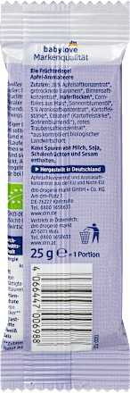 Fruchtriegel Bio Fruchtriegel Apfel-Aroniabeere ab 1 Jahr babylove
