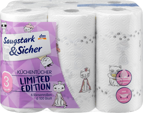 3-slojni kuhinjski ubrusi troslojni, više vrsta Saugstark&Sicher