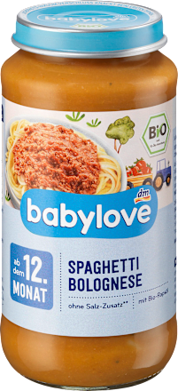 EKO obrok – špageti bolognese, 12+ mj. babylove