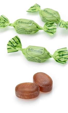 Caramelle per la gola all'eucalipto e al mentolo Mivolis
