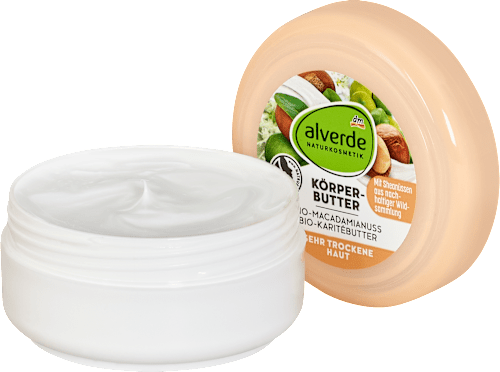 tělové máslo bio makadamový ořech  alverde NATURKOSMETIK