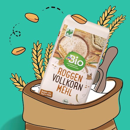 Roggenmehl Vollkorn dmBio