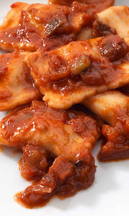 Zeleninové ravioli v paradajkovej omáčke dmBio