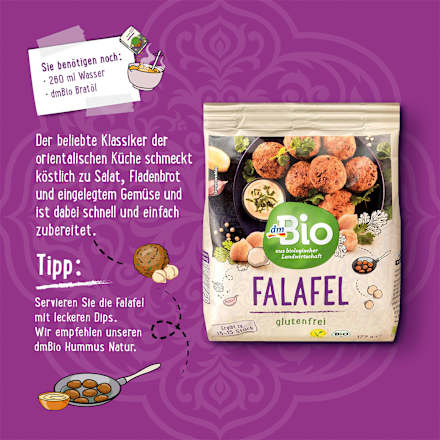 Trockenmischung Falafel dmBio