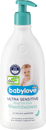 Baby Waschbalsam Kopf bis Fuß ultra sensitive babylove