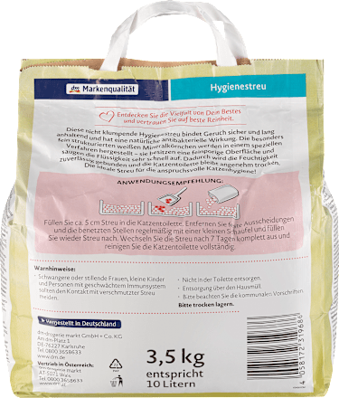 Higijenski pesak za mačke DEIN BESTES