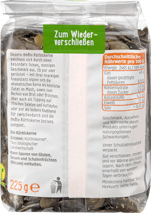 Saaten, Kürbiskerne dmBio