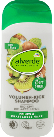 Shampoo Volumen Kick Bio-Kiwi, Bio-Apfelminze alverde NATURKOSMETIK