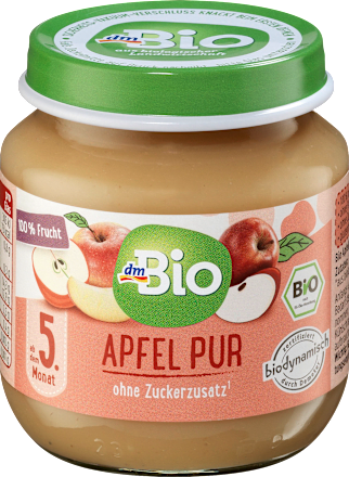 Puree jabłkowe od 5. miesiąca życia, Demeter dmBio