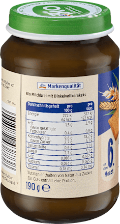 Kaszka mleczna z ciastkami orkiszowymi, Demeter dmBio