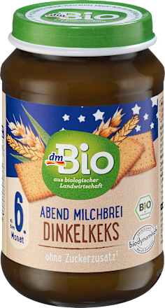 Kaszka mleczna z ciastkami orkiszowymi od 6. miesiąca życia, Demeter dmBio