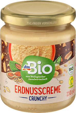 Arašidový krém chrumkavý  dmBio