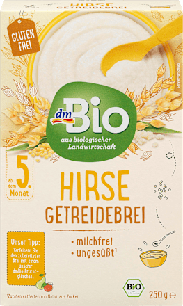 Getreidebrei Hirse ab dem 5.Monat dmBio