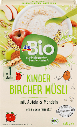 Kindermüsli Bircher ab 1 Jahr, Demeter dmBio