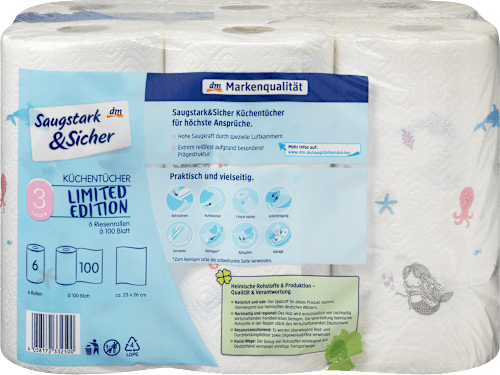 3-slojni kuhinjski ubrusi troslojni, više vrsta Saugstark&Sicher