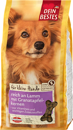 Kompletna suva hrana za pse malih rasa - janjetina i nar DEIN BESTES