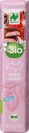 Schokoriegel Himbeer Joghurt mit Vollmilch-Schokolade, Naturland dmBio