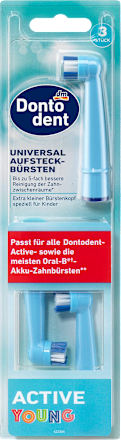 Aufsteckbürsten Universal Active Young Dontodent