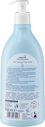 Baby Waschgel Kopf bis Fuß sensitive babylove