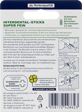 nature Interdentalni štapići - veličina 2 Dontodent