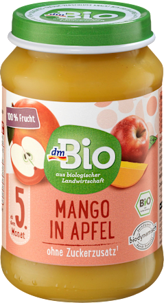 Früchte Mango in Apfel, ab dem 5. Monat dmBio