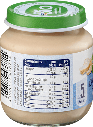 Potrawka z kurczaka, od 5. miesiąca życia dmBio