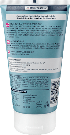 Waschgel Hautrein Anti-Pickel Balea