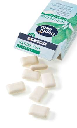 Miętowa guma w drażetkach Nature Gum Spearmint bez cukru Dontodent