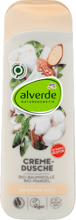 Cremedusche Bio-Baumwolle Bio-Mandel alverde NATURKOSMETIK