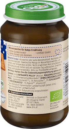 Kaszka mleczna z ciastkami orkiszowymi, Demeter dmBio