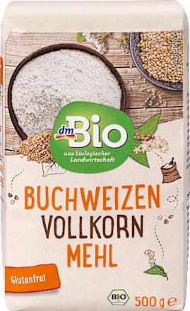 Pohánková celozrnná múka dmBio