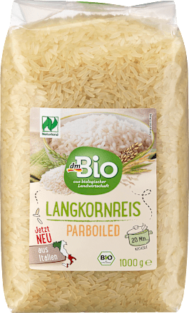 Reis, Langkorn-Reis parboiled, Naturland  dmBio