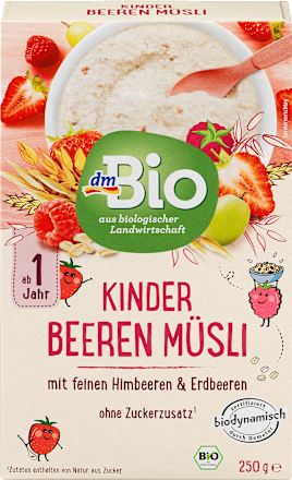 Kindermüsli Beeren ab 1 Jahr dmBio