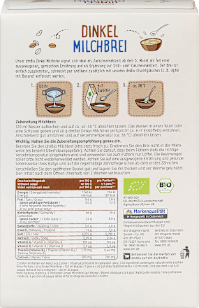 Kaszka mleczno-orkiszowa od 5. miesiąca życia dmBio