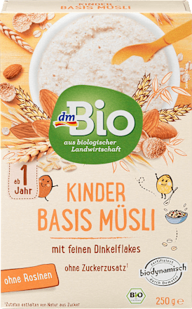 Kindermüsli Basis ab 1 Jahr, Demeter dmBio