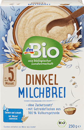 Kaszka mleczno-orkiszowa od 5. miesiąca życia dmBio