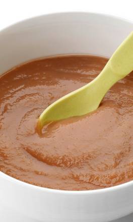 Био плодово пюре от ябълка с малина и банан dmBio