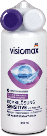Kombinirana raztopina za kontaktne leče Sensitive z aloe vero visiomax