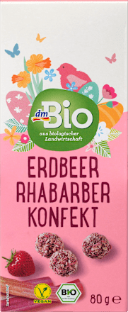 Erdbeer Rhabarber Konfekt dmBio