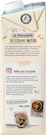 Pflanzendrink, Reis Drink natur dmBio
