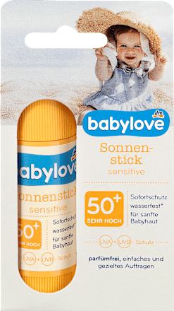 Sztyft przeciwsłoneczny Sensitive SPF 50+ babylove