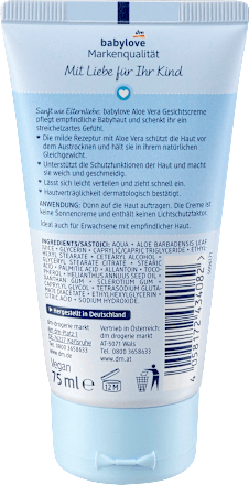 Gesichtscreme Aloe Vera sensitiv  babylove