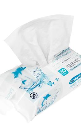 Feuchttücher 99 % Wasser babylove