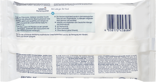 Feuchttücher sensitive babylove