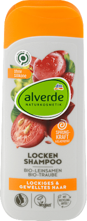 Shampoo Locken Bio-Leinsamen, Bio-Traube  alverde NATURKOSMETIK