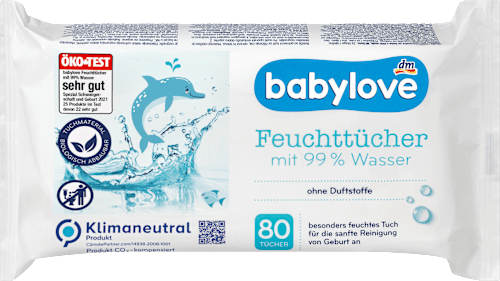 Feuchttücher sensitive Box babylove