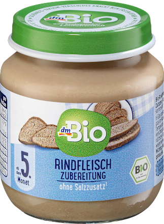 Rindfleisch Zubereitung ab dem 5. Monat dmBio