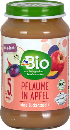 Bio bébidesszert szilva almában, 5. hónapos kortól dmBio