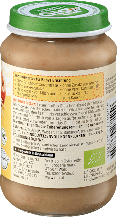 Frucht & Getreide Apfel-Banane-Kirsch Müsli ab dem 8. Monat dmBio