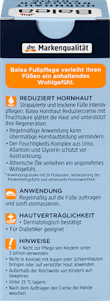Fußcreme, Hornhaut Reduzier Creme mit Urea & Allantoin Balea